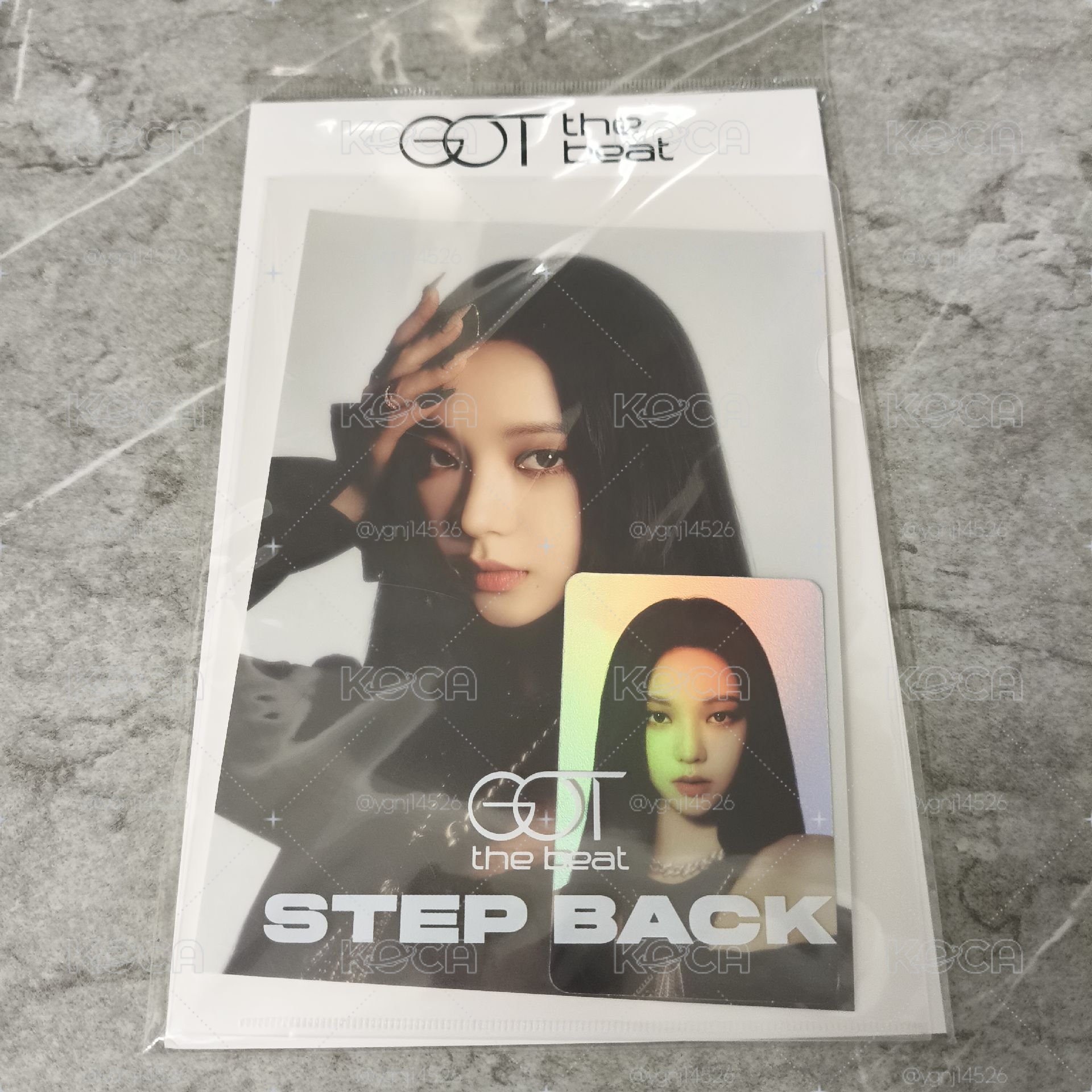 KARINA GOT STEP BACK 明信片閃卡組