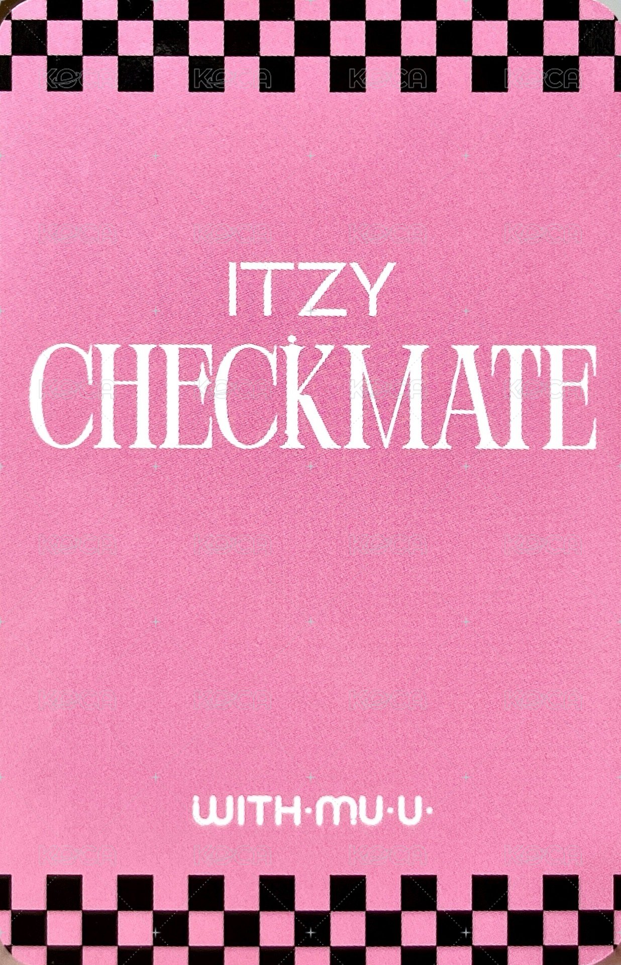 CHECKMATE wm 抽選卡 蝦皮 中簽卡 背面