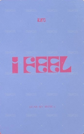 I feel dmm 4.0 簽售卡 娟 背面