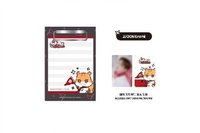 ANITEEZ IN THE CALLING 文具用品 MINI CLIPBOARD & MEMO PAD SET