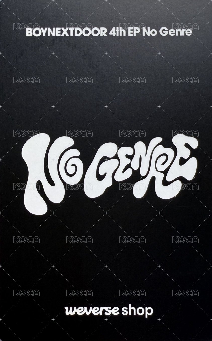 No Genre wvs 特別禮 特典卡 3 背面