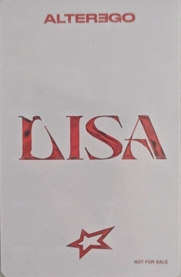 ALTEREGO hmv 特典卡  背面