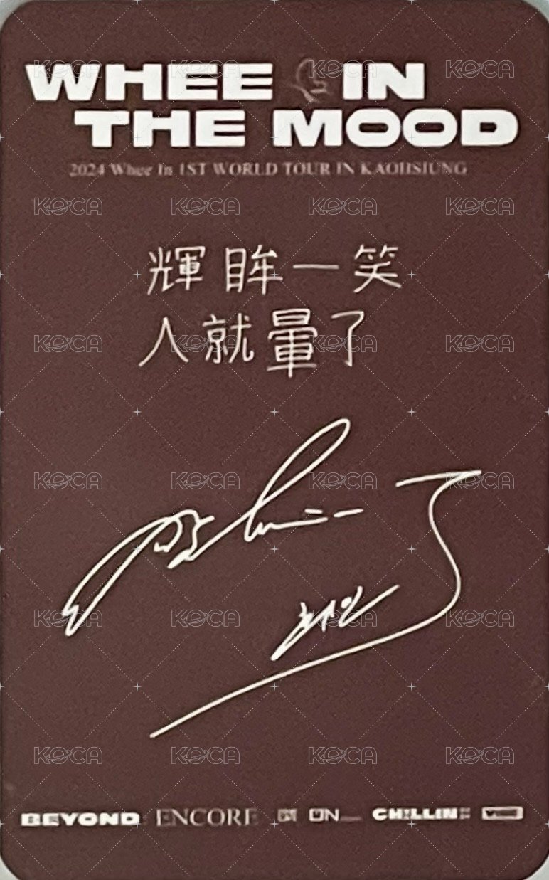 BEYOND 世巡 入場卡 / 場限卡 高雄場 背面