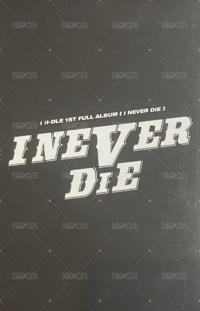 I NEVER DIE k4 特典卡 -娟 背面
