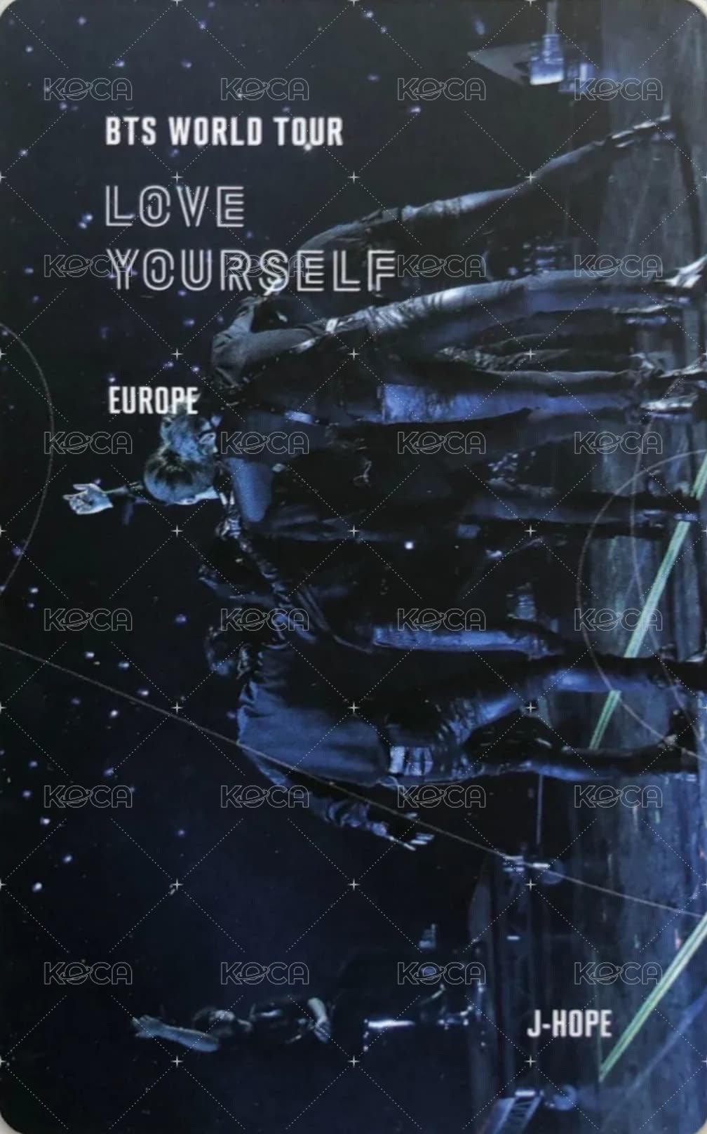 LY Tour 演唱會 DVD / CD 卡 歐洲 藍光版 背面
