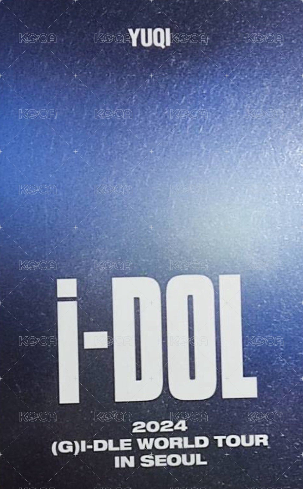 24’演唱會 iDOL 演唱會 DVD / CD 卡  背面
