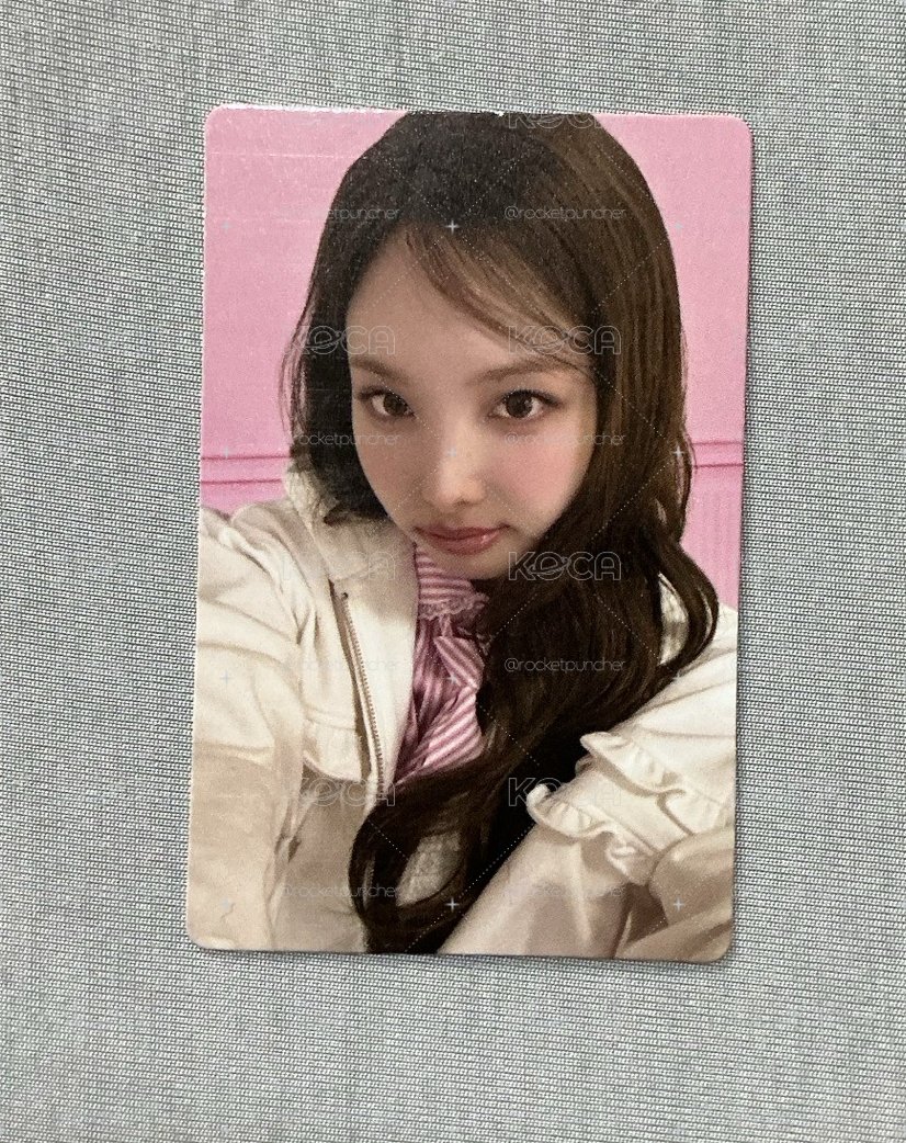 現貨 TWICE NAYEON NABATI 餅乾 代言卡 娜璉