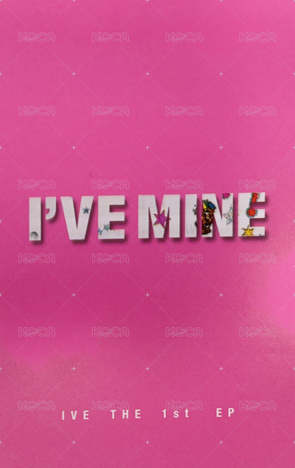 I'VE MINE kms 3.0 特典卡 單封ver. 背面