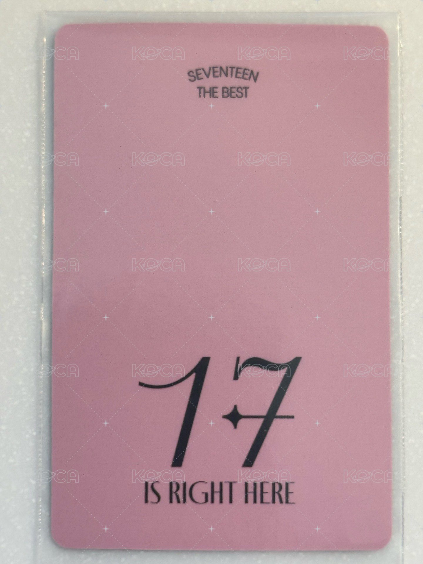 精選專 yzy C 簽售卡  背面