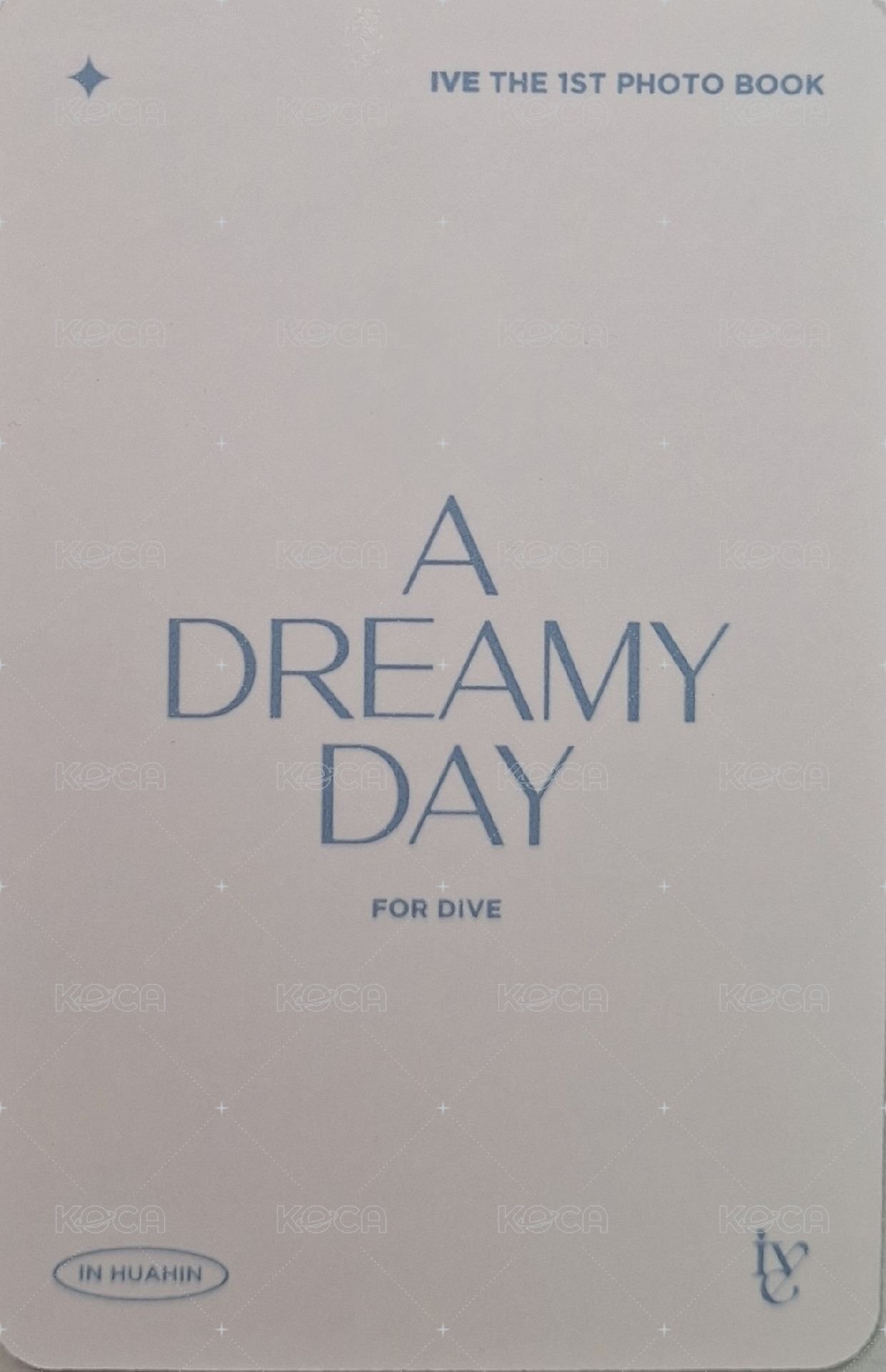 夏日寫真 周邊卡  背面