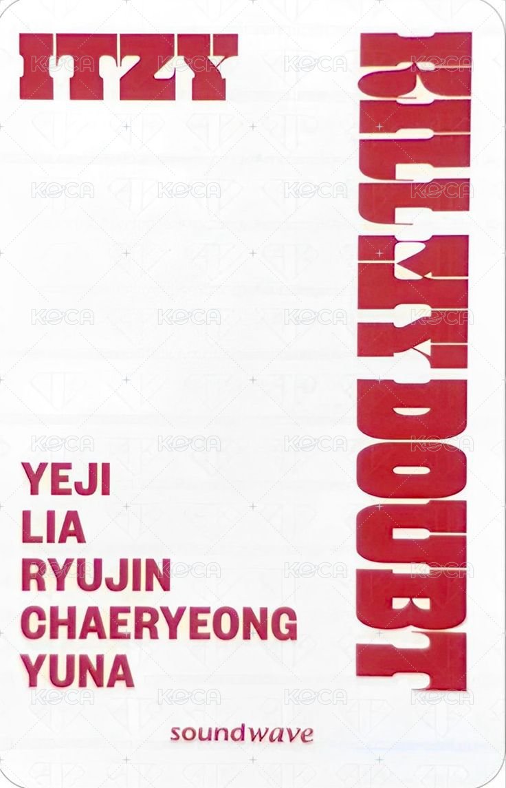 KILL MY DOUBT sw 14.0 幸運卡  背面