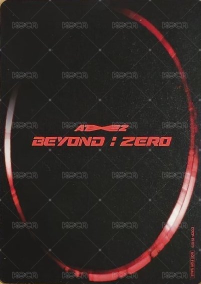 Beyond Zero 專輯卡 ATINY盤 背面