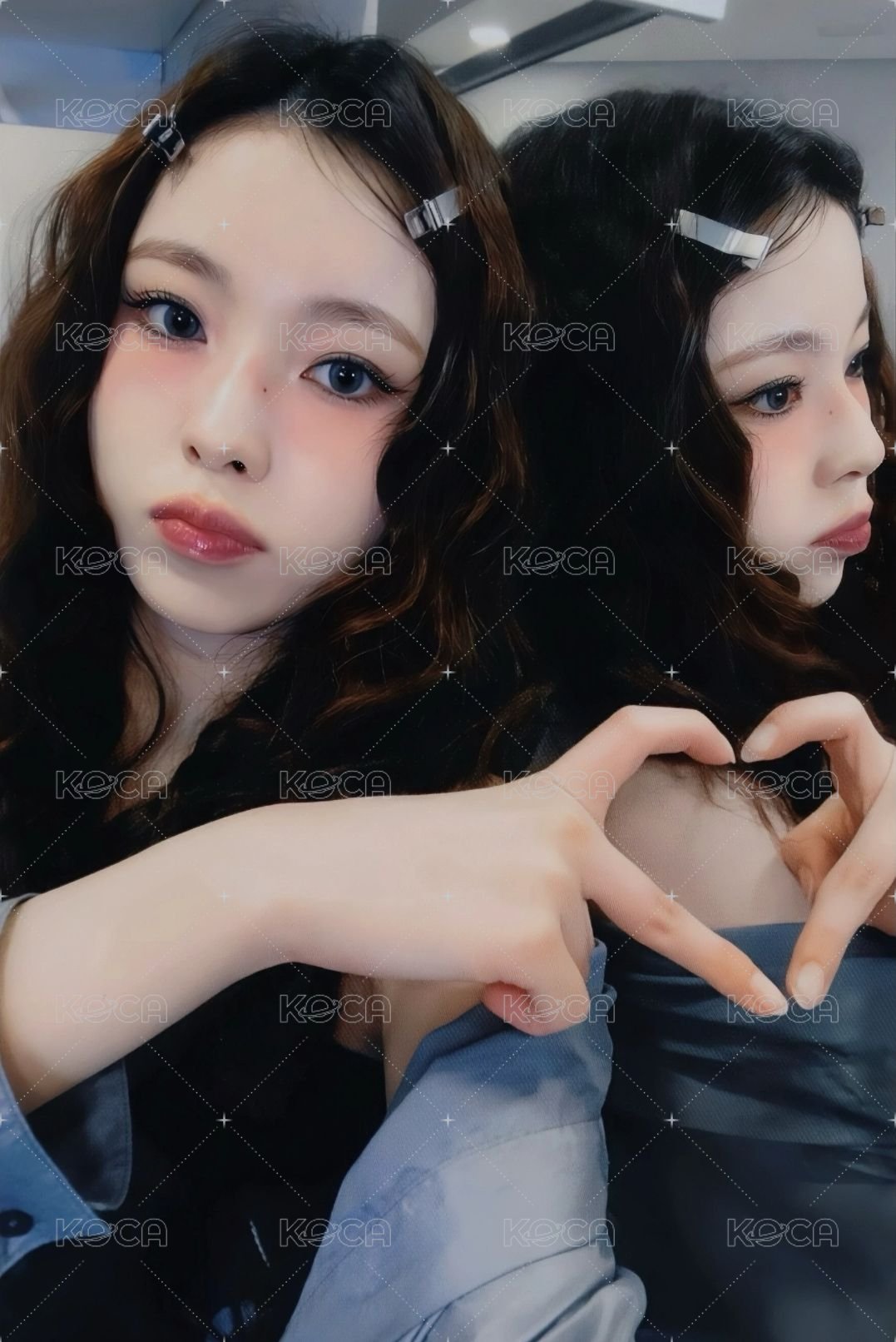 FORWARD ms 簽售卡 鏡子愛心圭 正面
