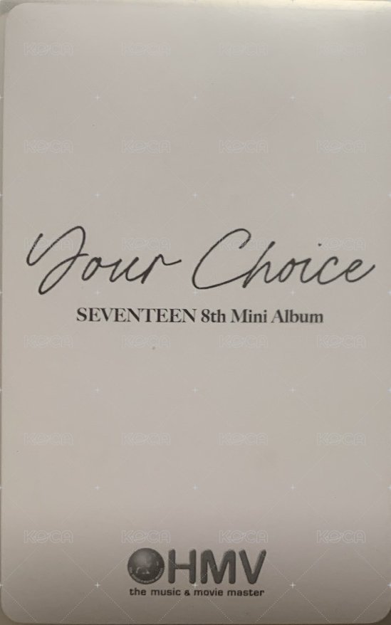 24H hmv 特典卡 hmv特典 背面