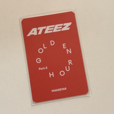 golden hour part3 MS 特典 大臉 琦