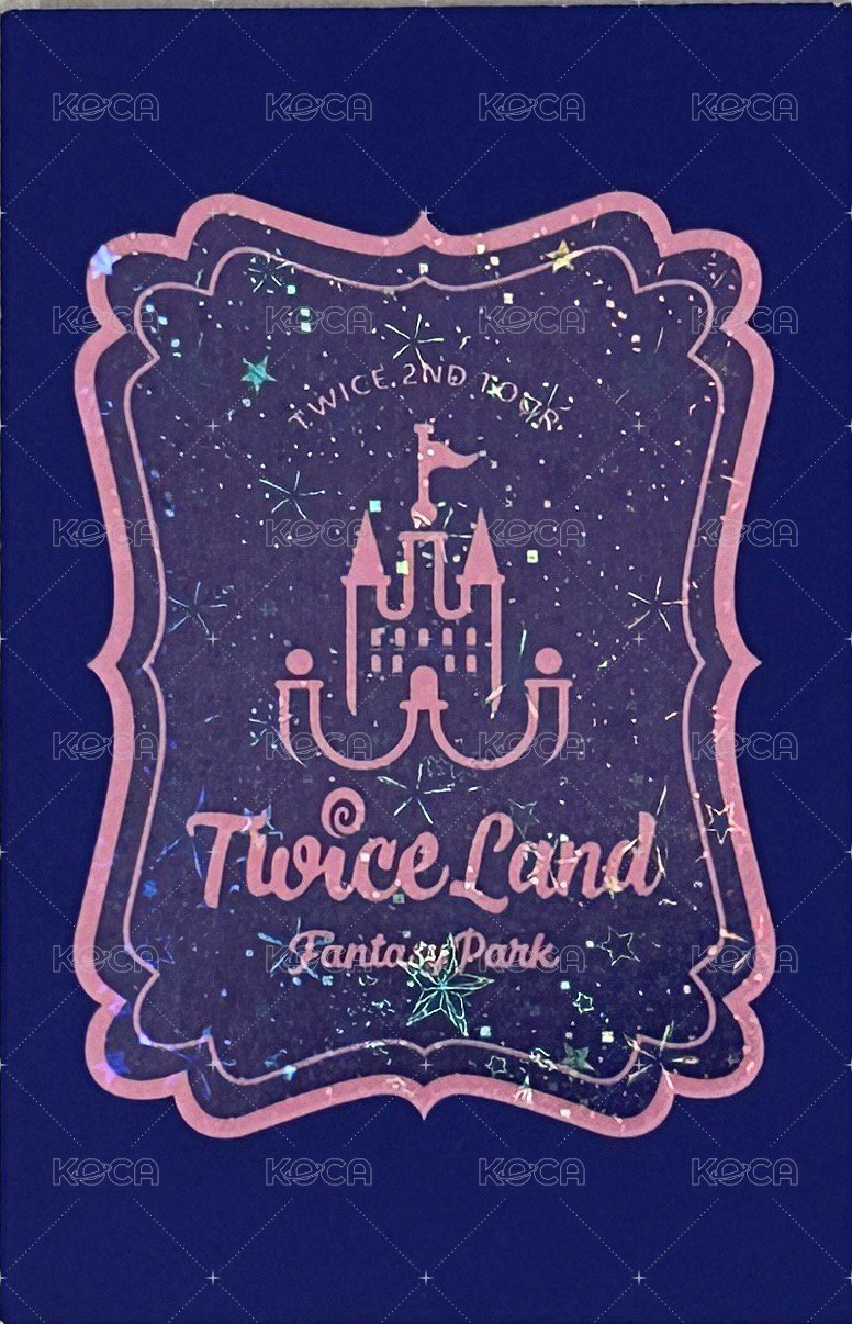 二巡 jyp 周邊卡 鐵盒 背面