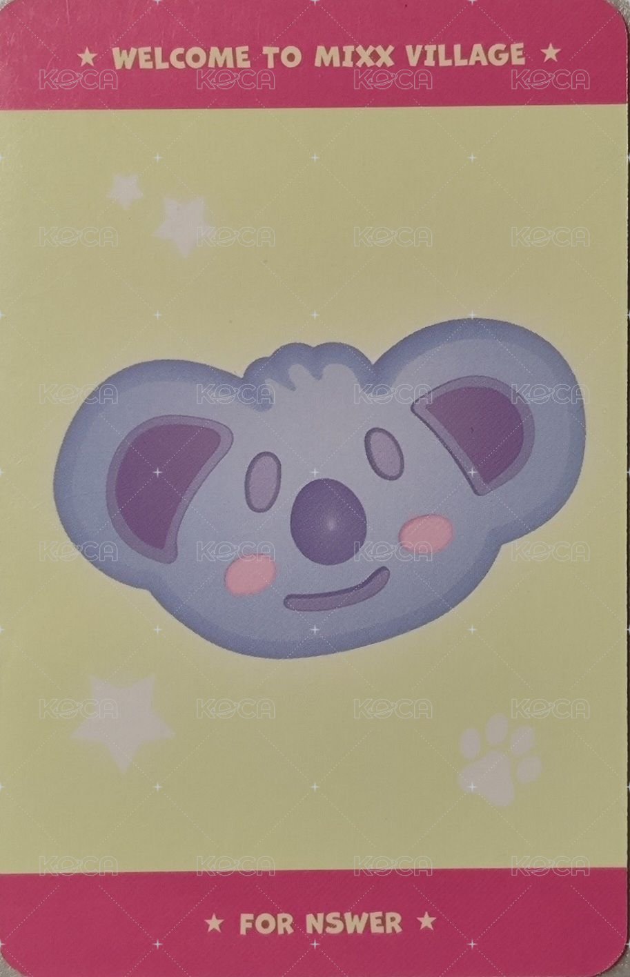 2024年曆 年曆卡 固配莉 背面