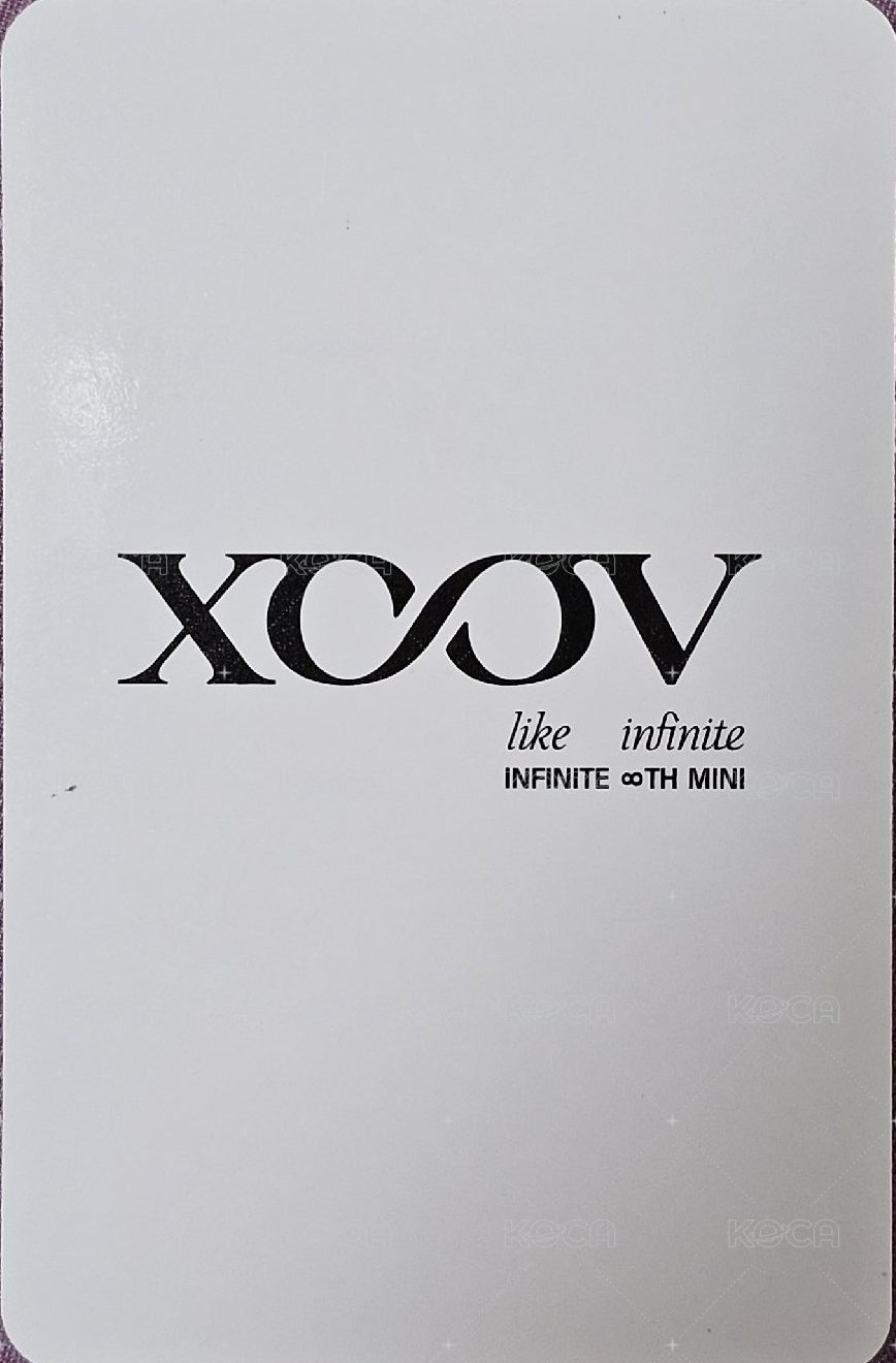 LIKE INFINITE hottracks 預購 特典卡  背面