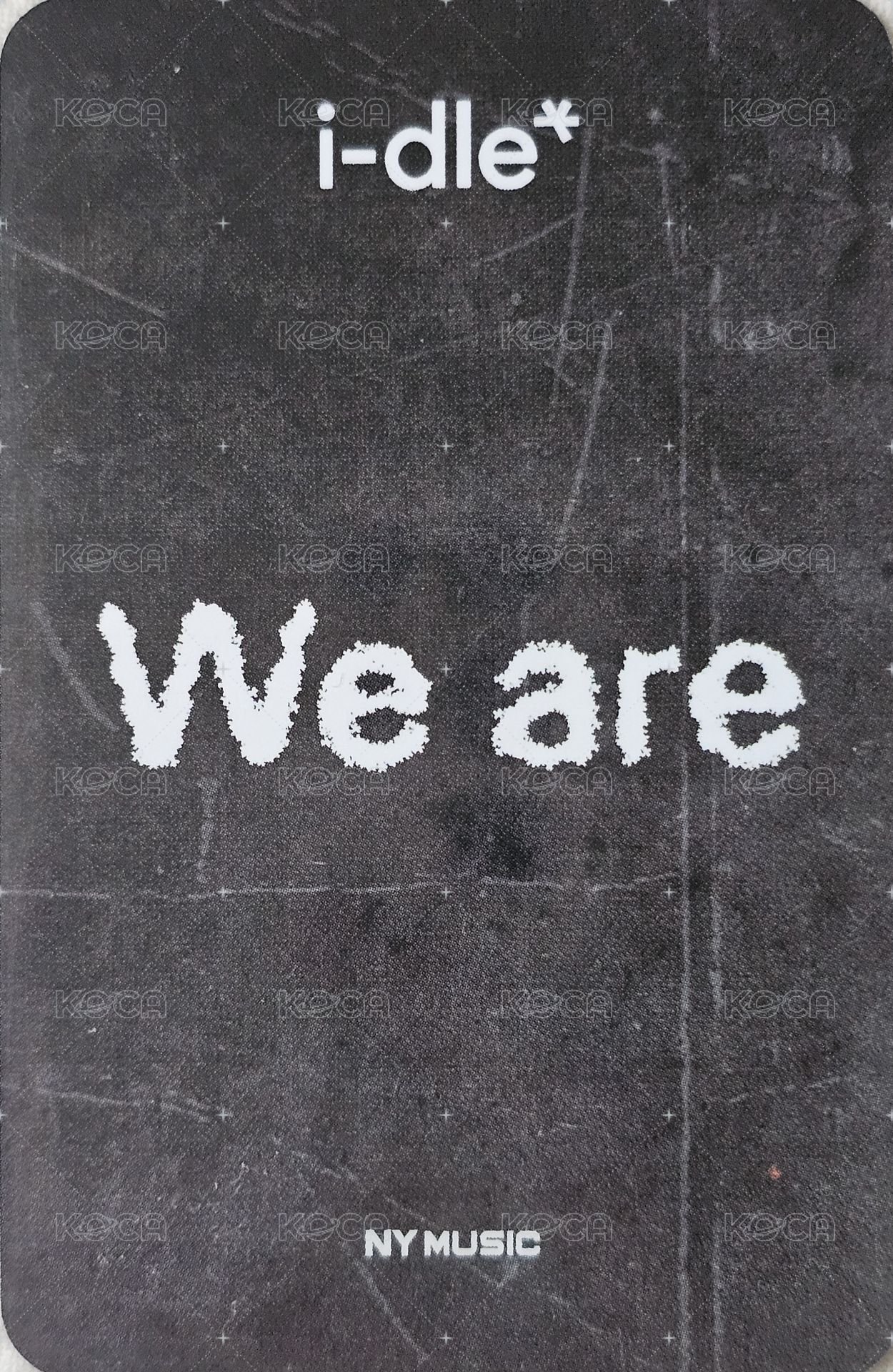 We are ny 上海 簽售卡  背面