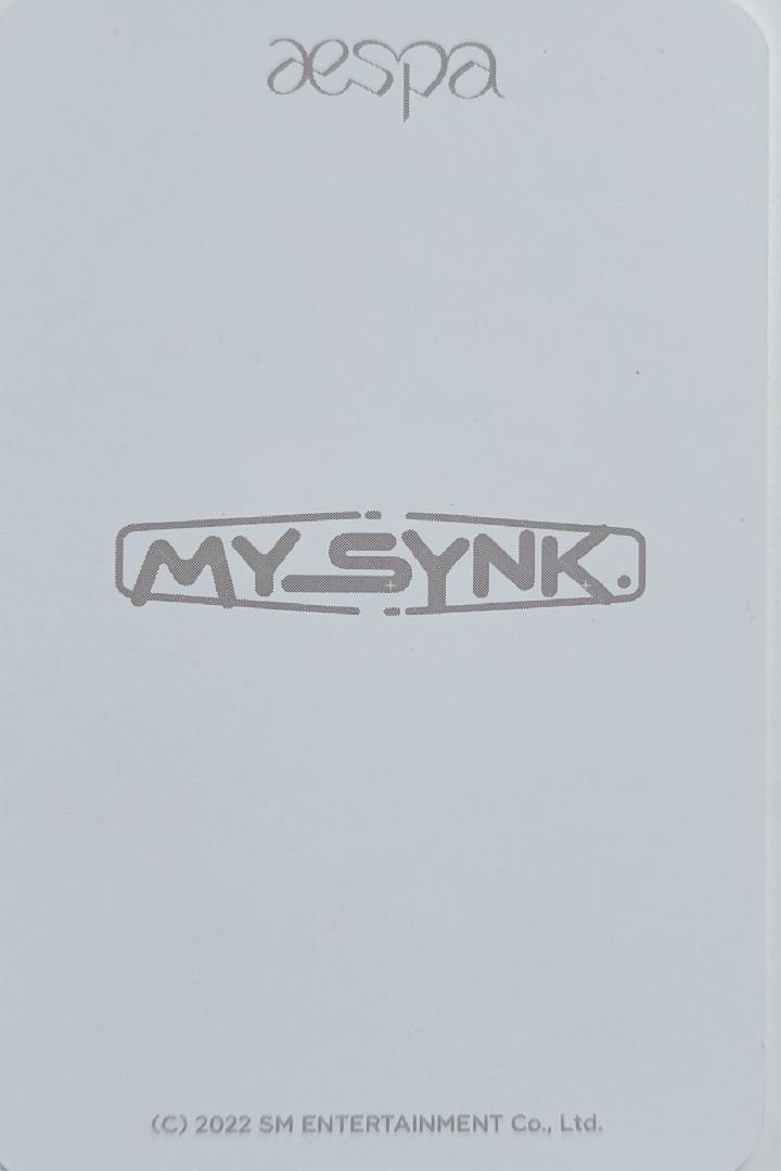 2022fm 周邊卡 相框冬 綠衣冬 背面