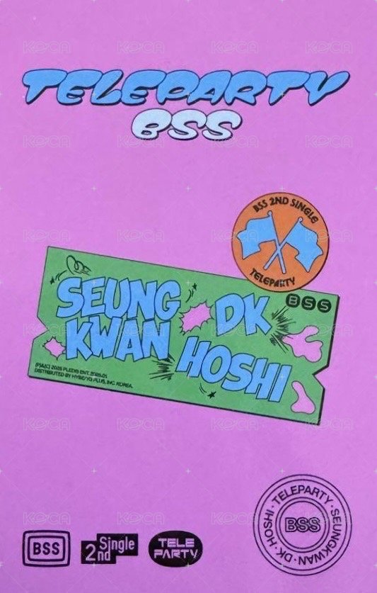 BSS<TELEPARTY> 打歌卡 BSS｜TELEPARTY｜FANPARTY仙女座 背面