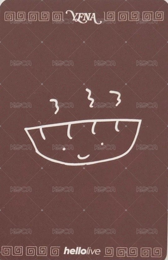 迷四 hl 線下2.0 簽售卡 包子 背面