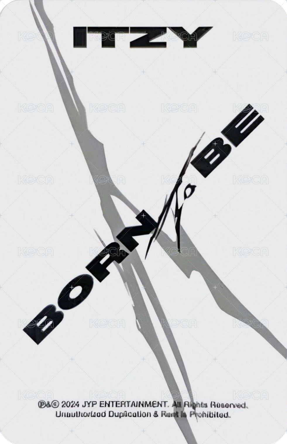 BORN TO BE sw 2.0 幸運卡  背面