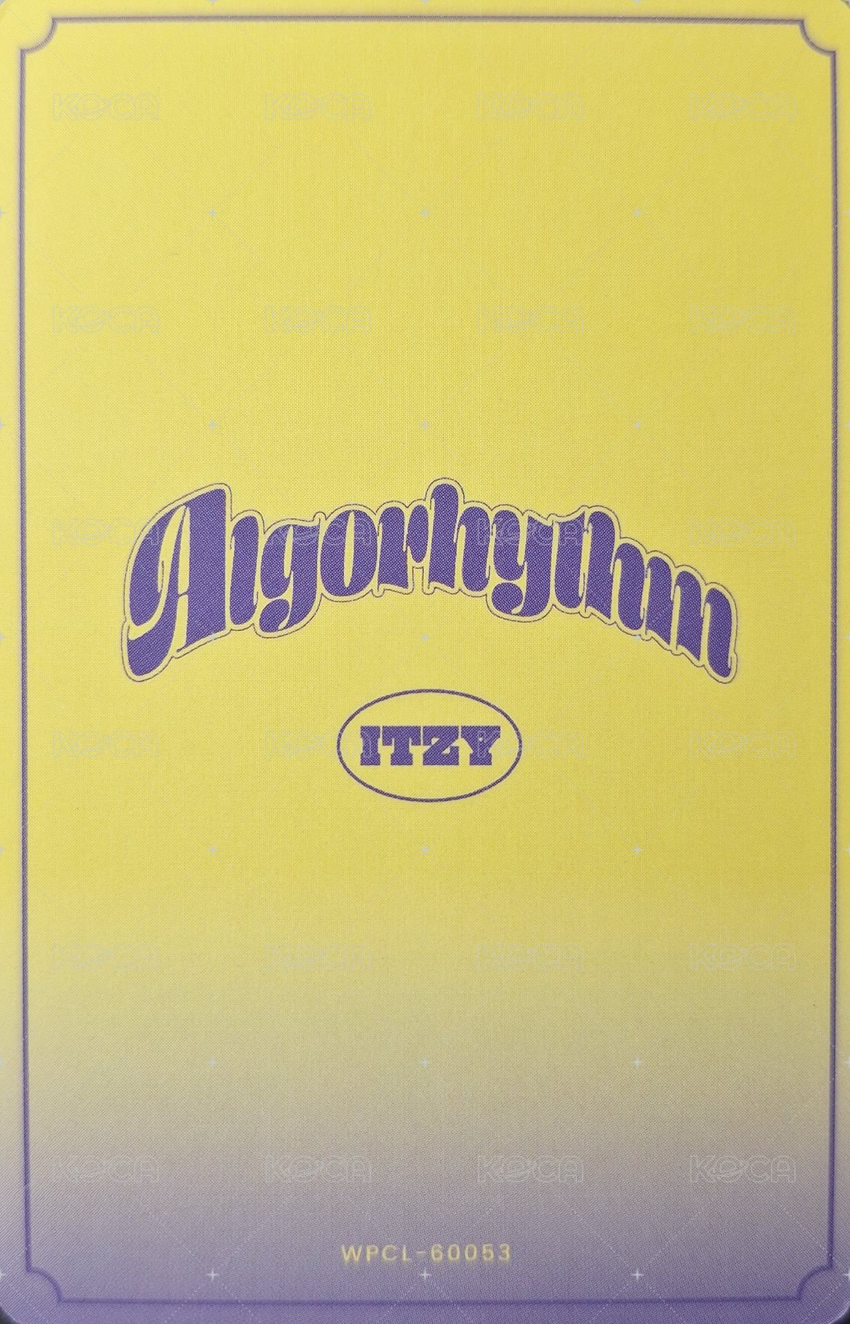 Algorhythm 專輯卡  背面