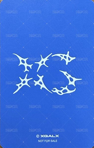 AWE k4 特典卡  背面