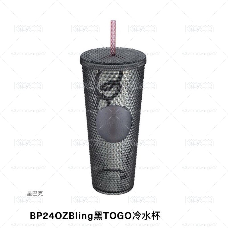 blackpink星巴克聯名黑色榴槤杯