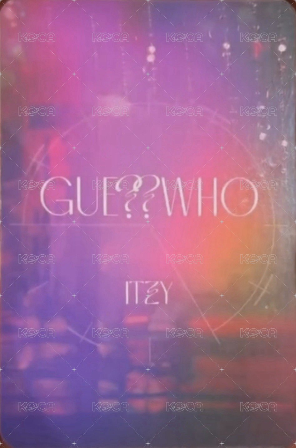 GUESS WHO sw 4.0 簽售卡  背面