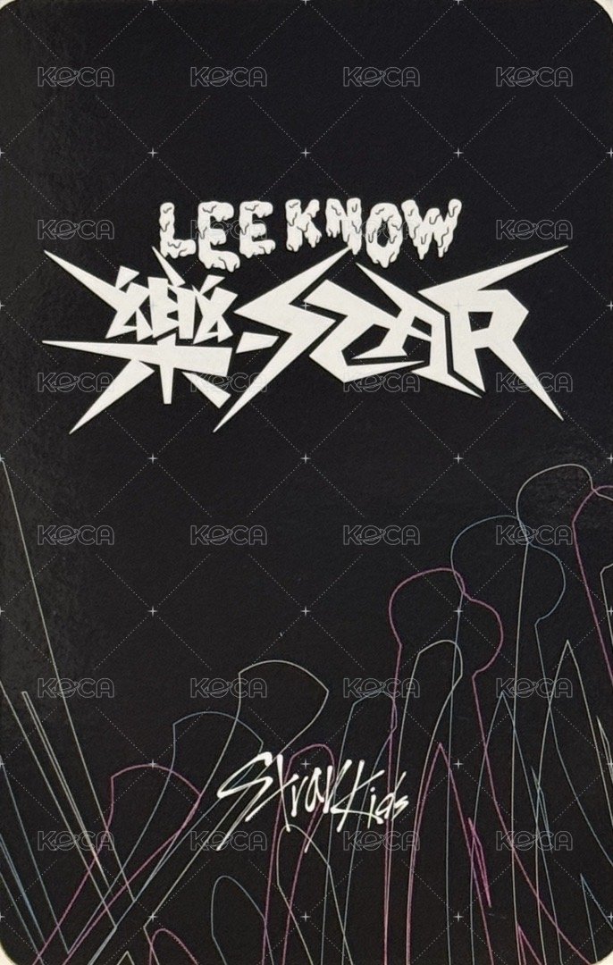 樂-STAR 專輯卡 電子專固卡 背面