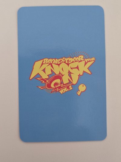 李常赫RIWOO Knock on仁川場 粽卡 入場卡