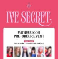 IVE SECRET wm 1.0 預售特典