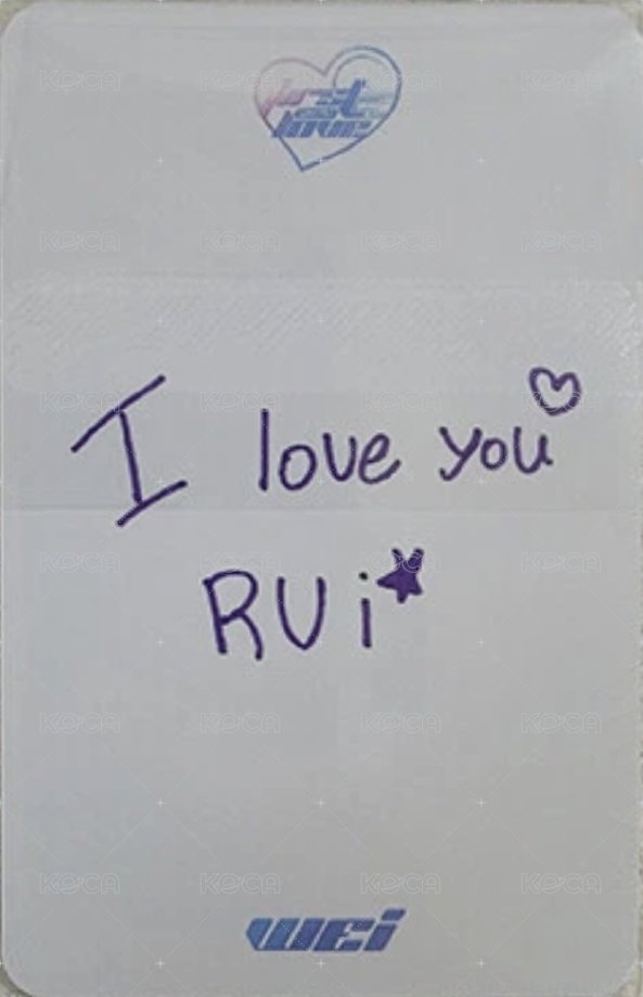 迷你四輯 el 簽售卡  背面