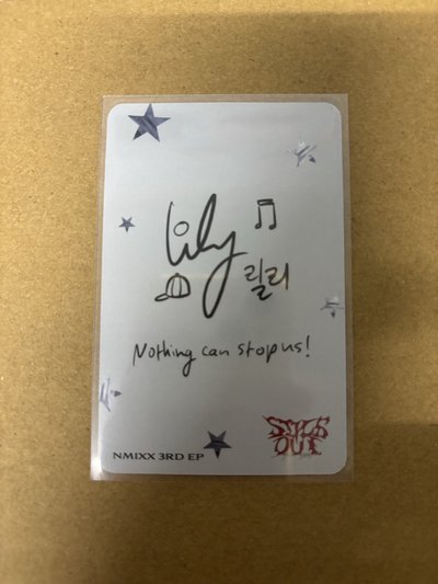 NIMXX lily STICK OUT 專輯卡 普版莉