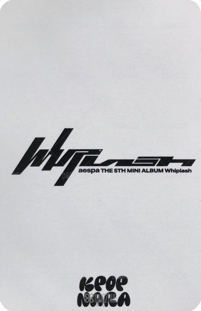 Whiplash 入場卡 / 場限卡 美國入場nara冬 背面