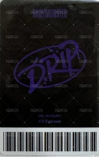 DRIP wvs Wvs周邊滿額卡 滿額卡  背面