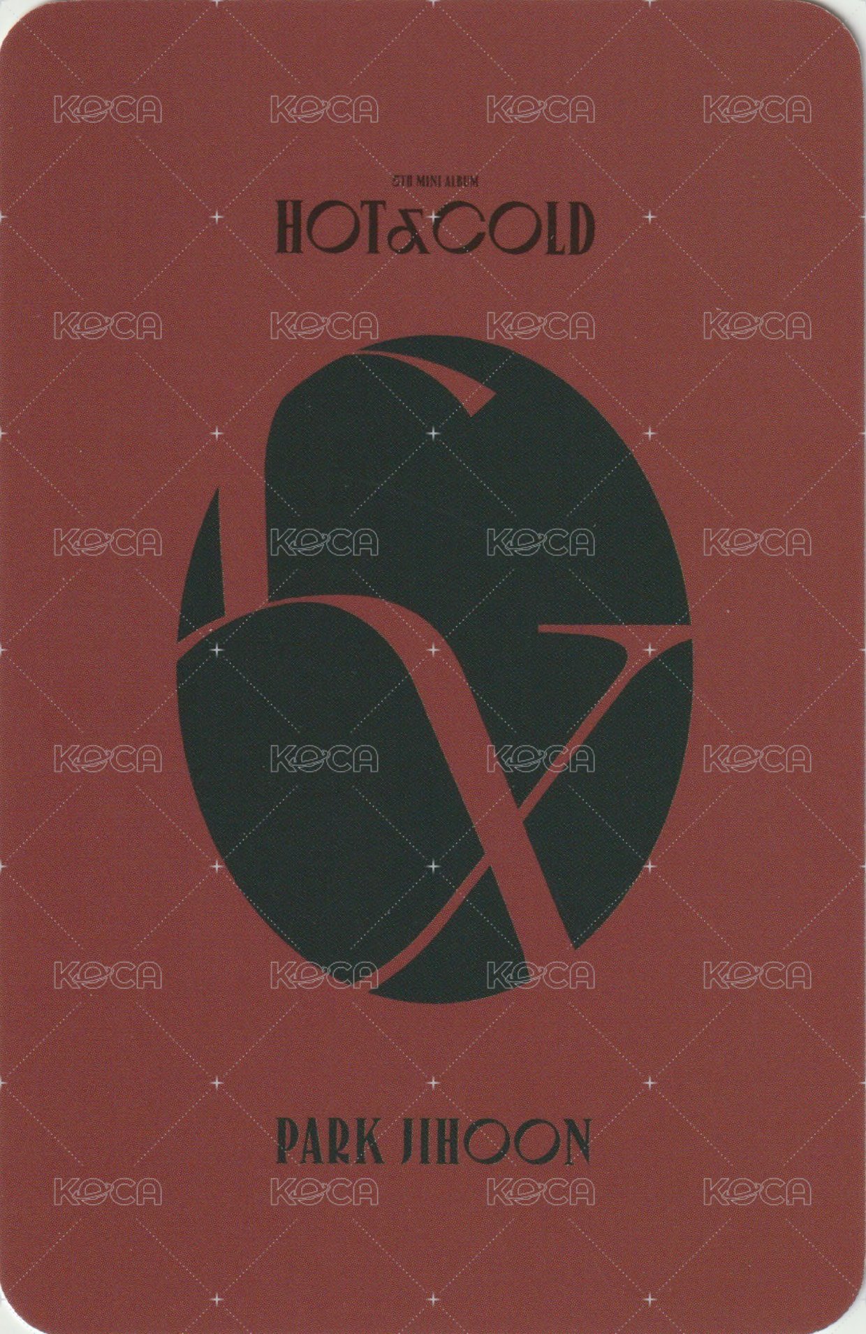 HOT&COLD sw 簽售卡  背面