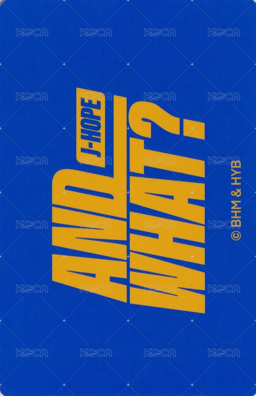 AND WHAT展覽 專輯卡 小卡組(3/10) 背面