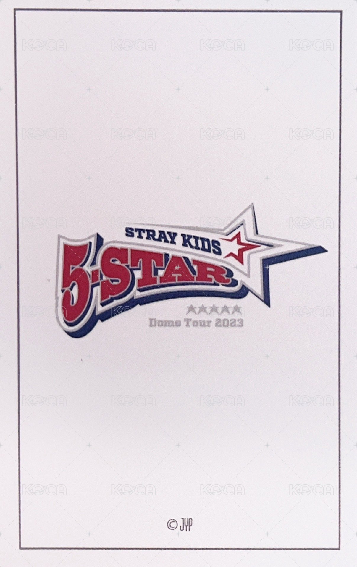 1st 日本巨蛋巡迴 周邊卡 東京場周 小卡組 背面