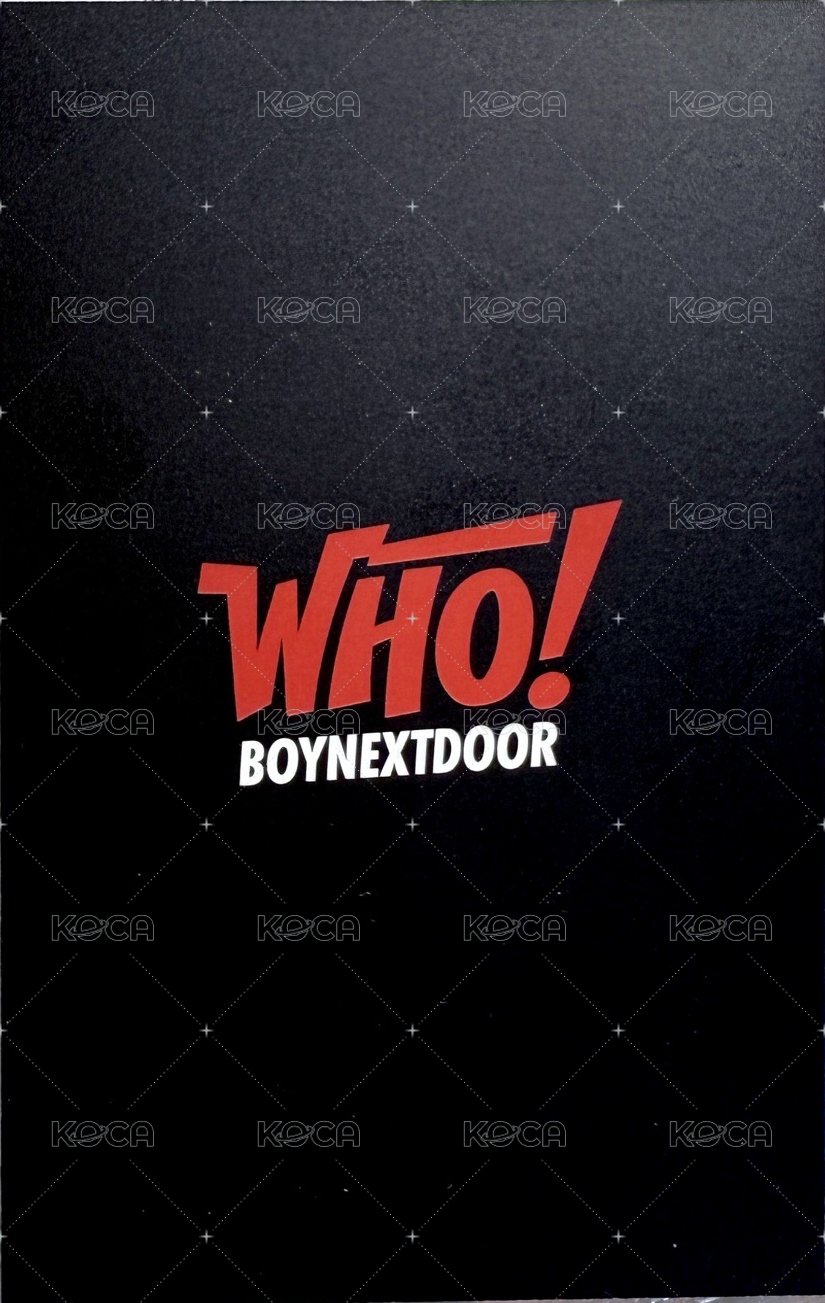 WHO! 日咖 抽選卡  背面