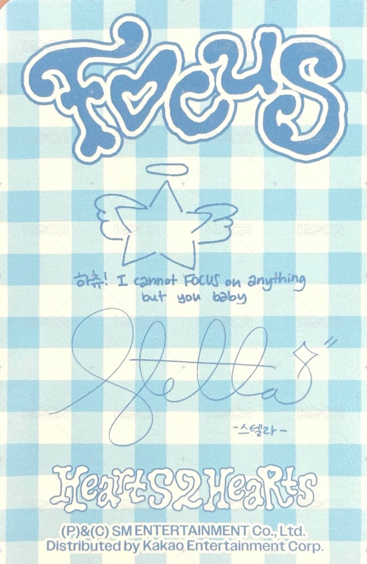 迷一 專輯卡 Smini ver. 背面