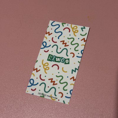 Boynextdoor Riwoo 常赫 咖啡廳預約特典卡