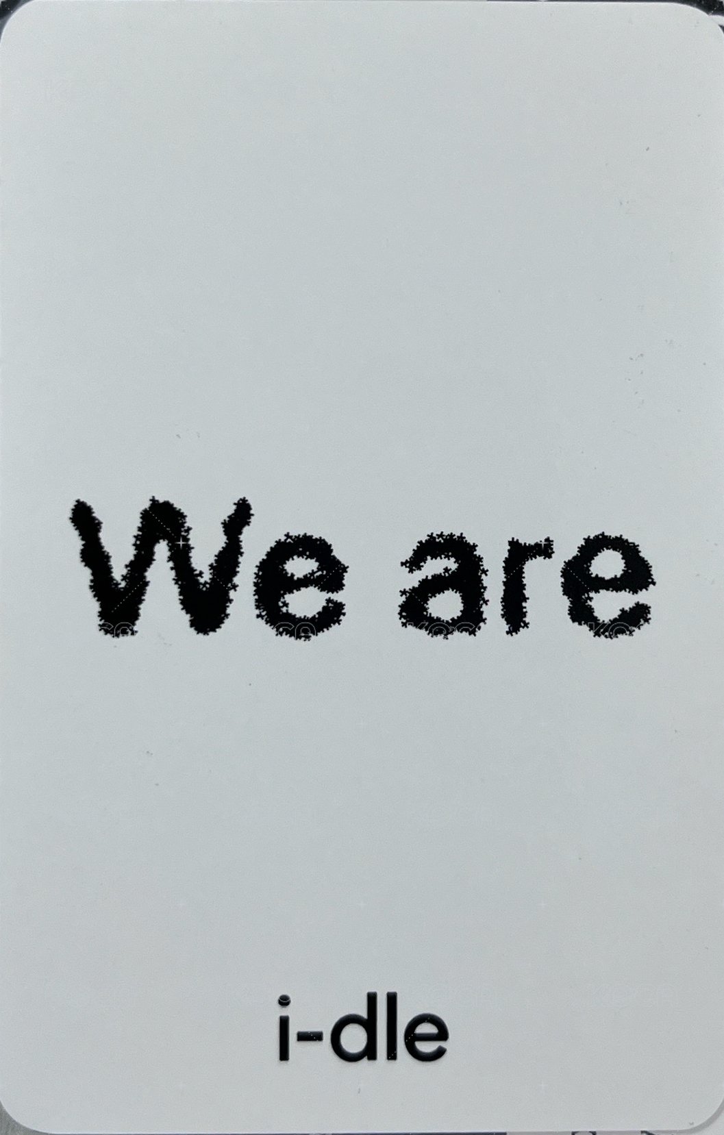 We are k4 2.0 幸運卡  背面