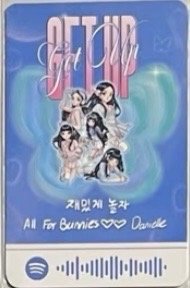 Spotify x NewJeans Pop up store 入場卡 / 場限卡 pvc卡