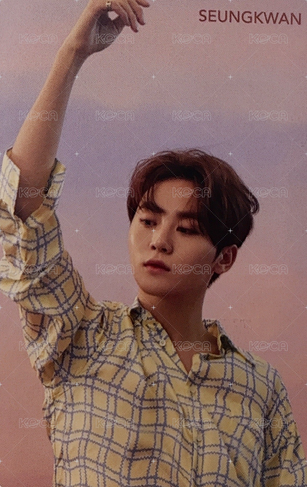 落花 hmv 特典卡  正面