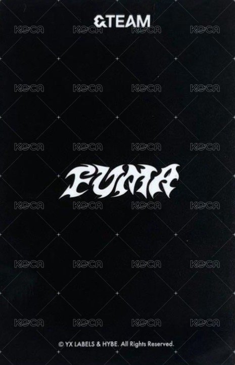 月狼 隨機卡  背面