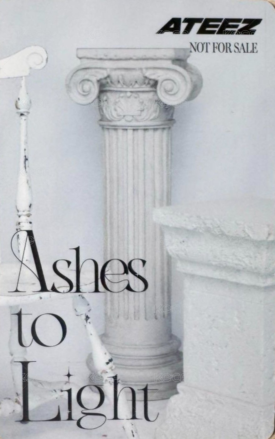 Ashes to Light 塔店 渋谷店限定 幸運卡  背面