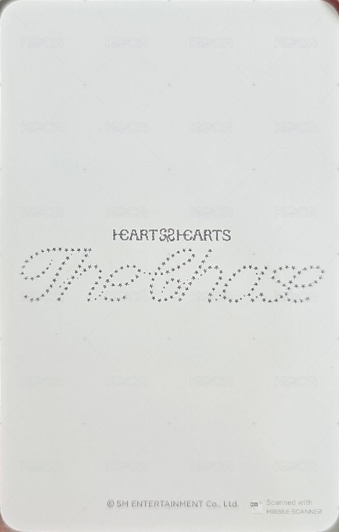 單一 sm 特典卡 Showcase 背面